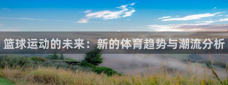 沐鸣2体育凯捷平台主管：篮球运动的未来：新的体育趋势与潮流分析